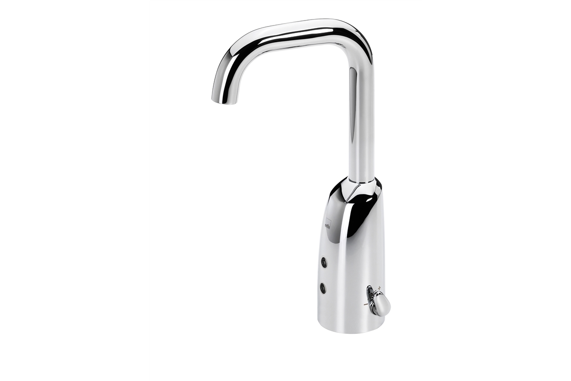 Electra Goose Neck Sensor Tap with mixed temperature Control 170mm