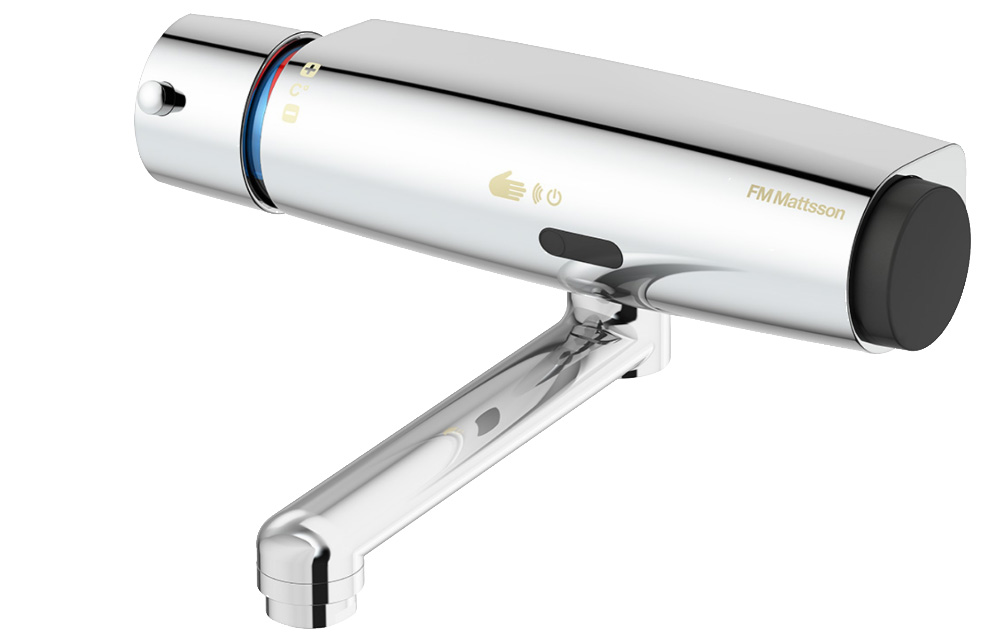 Tronic WMS, Basin Mixer - Straight Spout