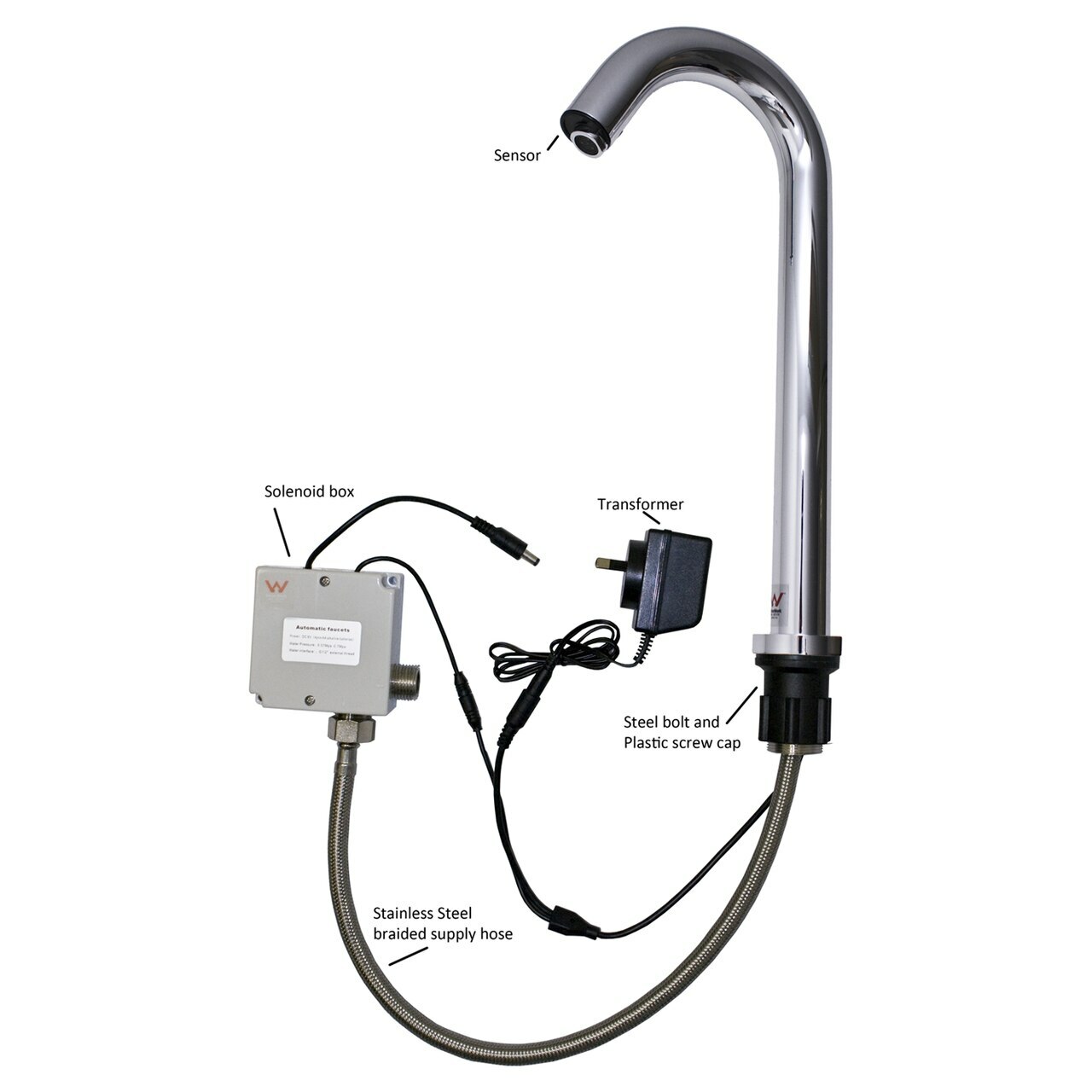 Sensor Tap - Hospital Mount 32cm Deck Mounted - Image 3