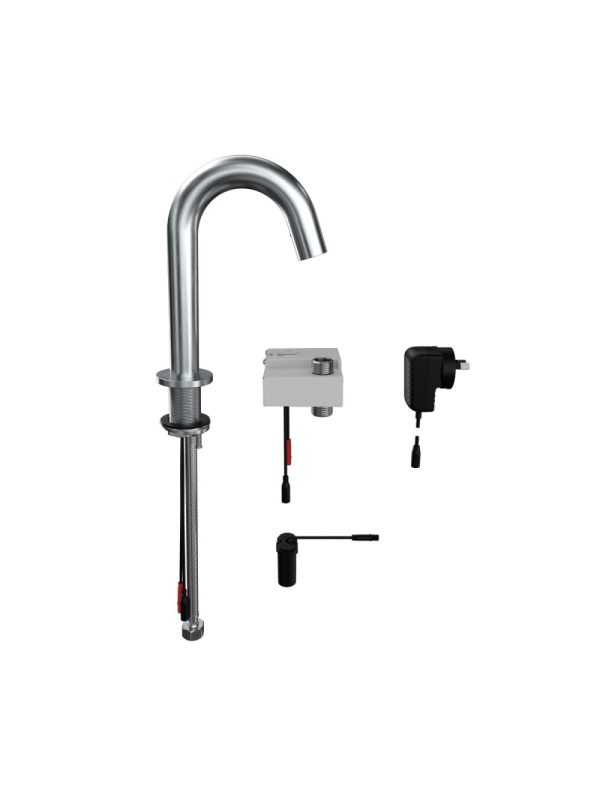 Gooseneck Hob Mounted Infrared Sensor Tap