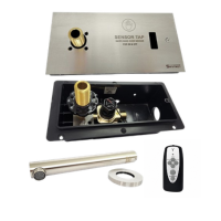 Sanitron IWS-03 Electronic Wall Mounted Swipe Sensor Tap — Complete Rough-In Set