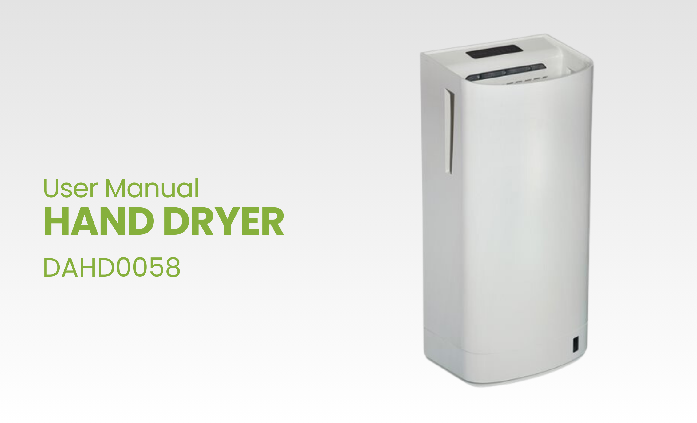 ULTRA PACE Jet Hand Dryer - 1650W White - Brushless Motor - Image 2
