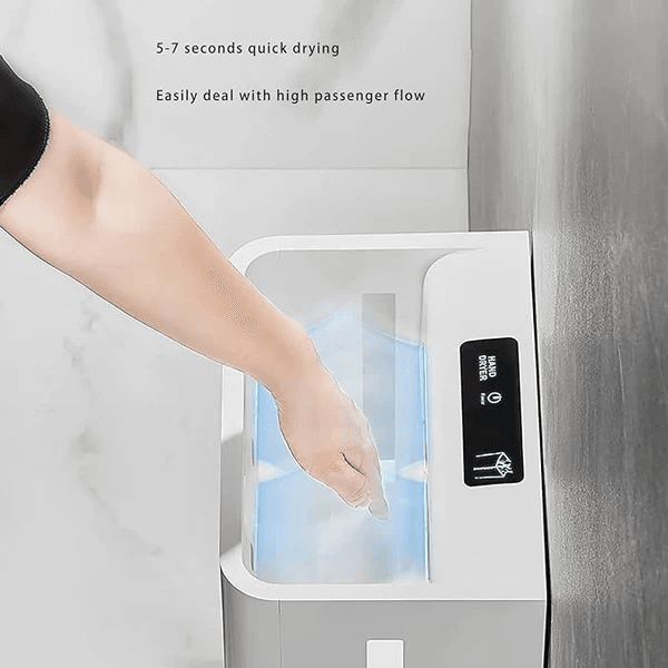 ULTRA PACE Jet Hand Dryer - 1650W White - Brushless Motor - Image 3